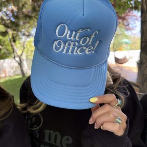 Out of office Trucker Hat - Cobalt Blue
